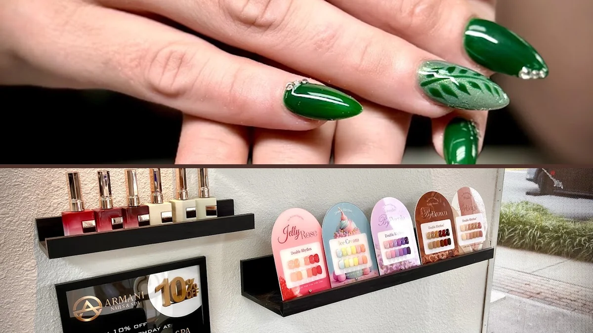 Nails, spa care, detail